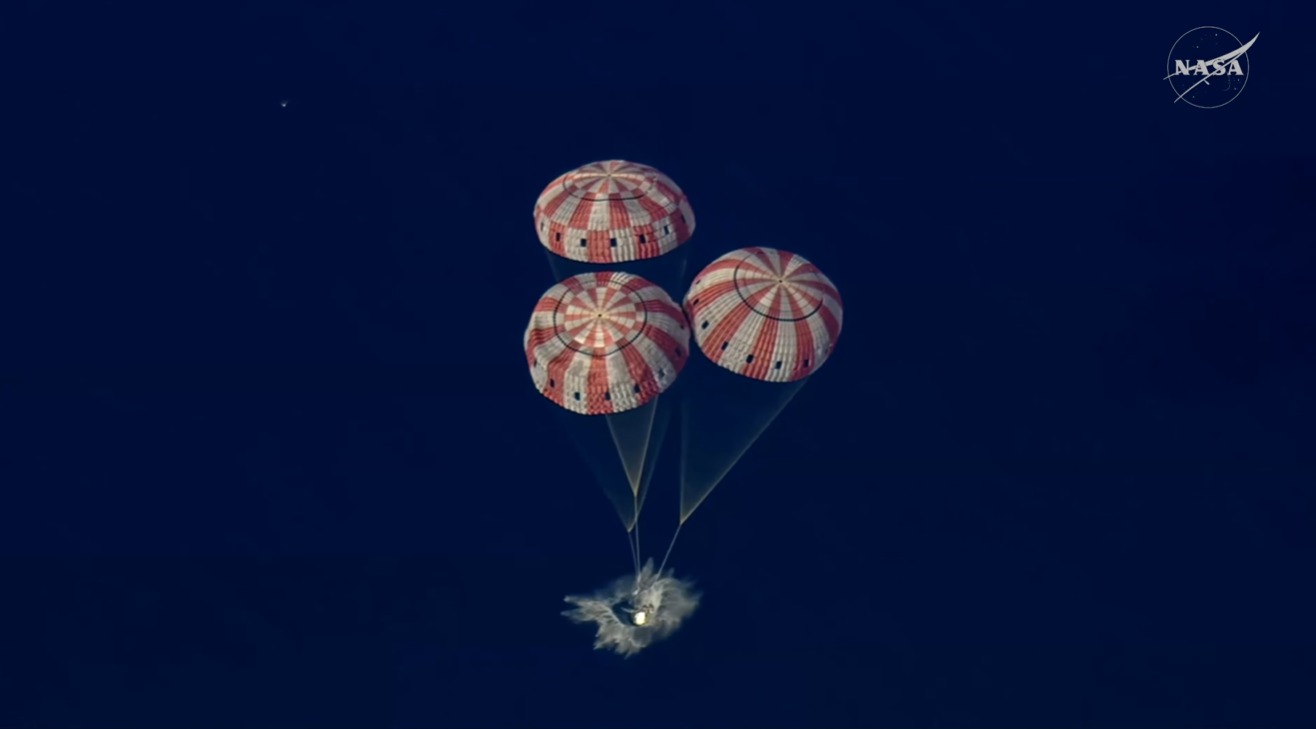 Artemis II crew splash down in Pacific Ocean after history-making Moon mission