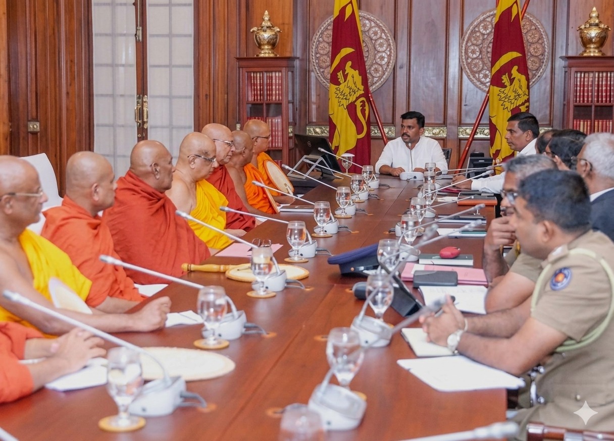 මත්ද්රව්ය සිද්ධියෙන් පසු ජනපති සහ මහා සංඝරත්නය අතර හමුවක්