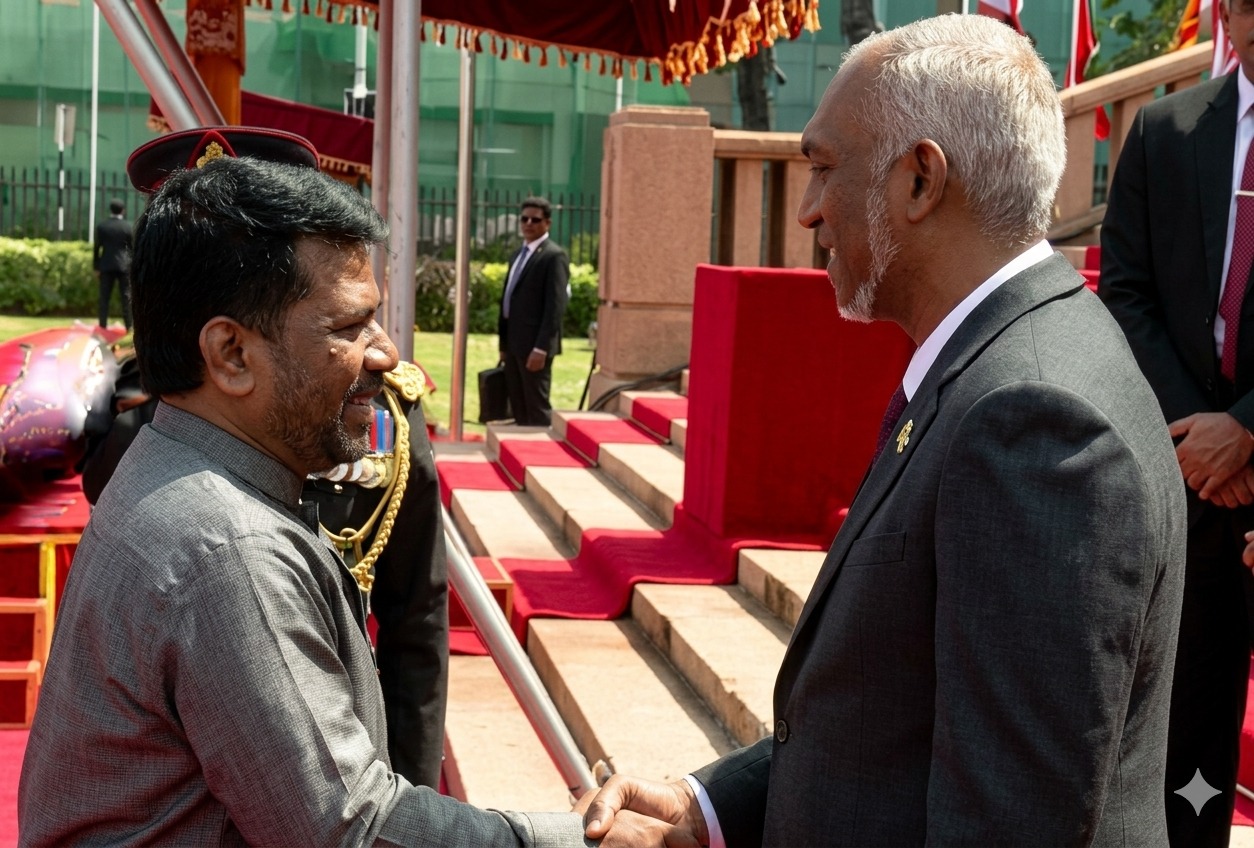 මාලදිවයින් ජනාධිපතිගේ නිල පිළිගැනීම ආරම්භ වේ