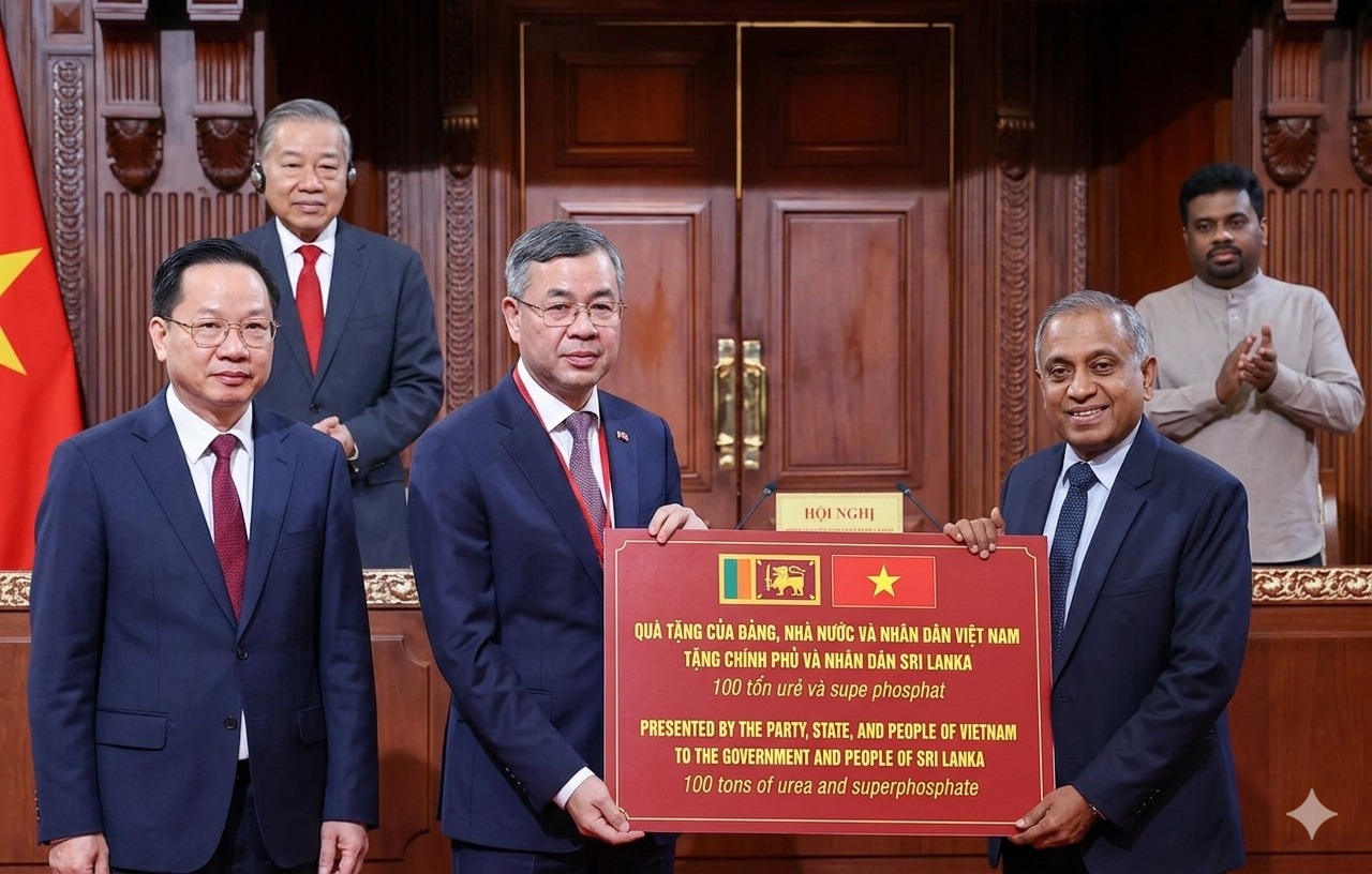 වියට්නාමයෙන් ශ්‍රී ලංකාවට පොහොර පරිත්‍යාගයක්
